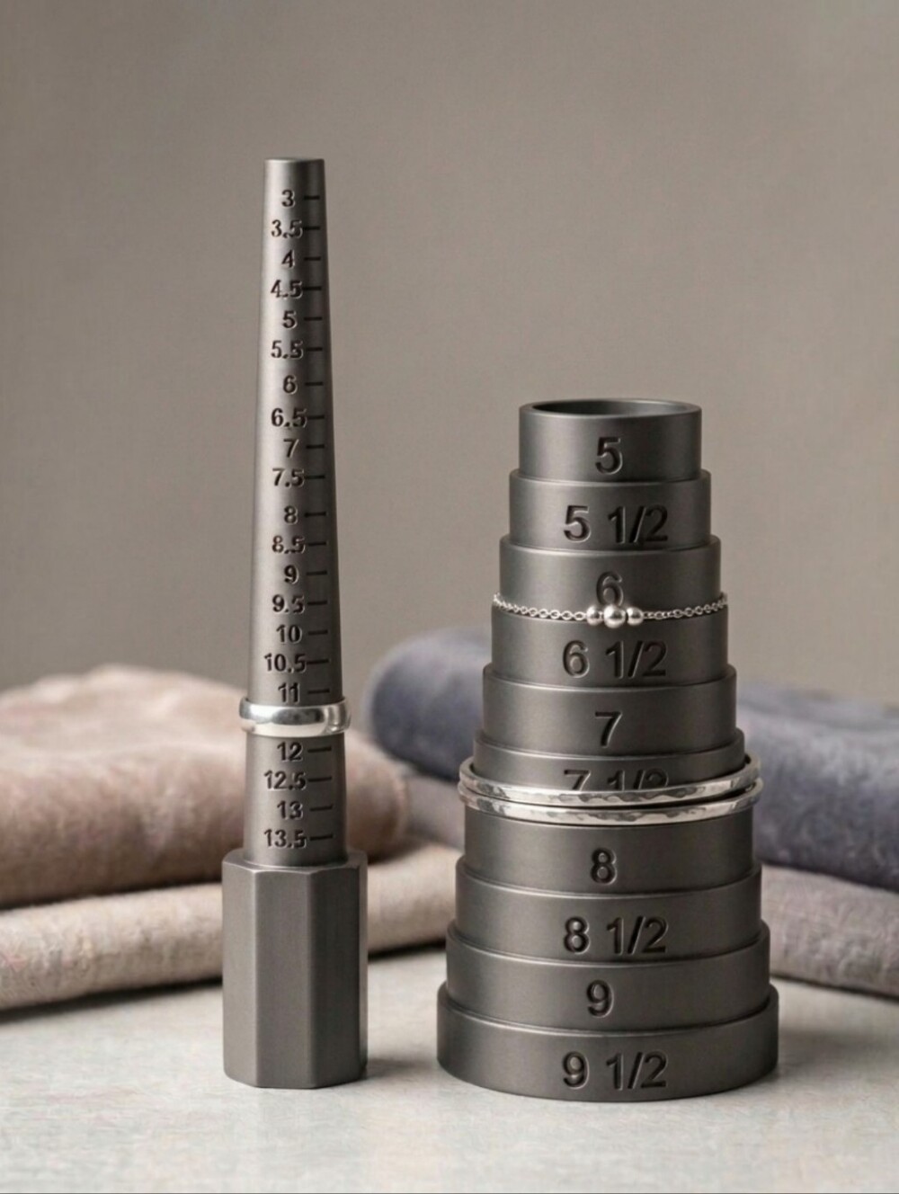 Bracelet and Ring Sizers! Bracelet and Ring Mandrel Set! - Picture 2 of 4